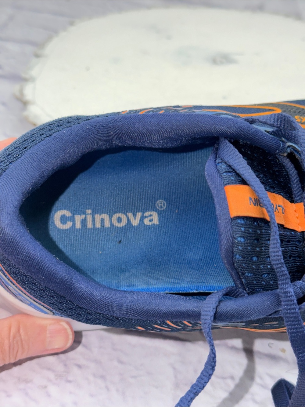 Brooks Glycerin 20 Mens Size 9 Blue Orange Athletic Running Shoes Sneakers - Picture 10 of 11